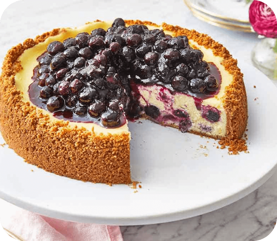 Blueberry Cheesecake 8”