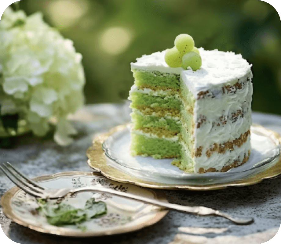 Pandan Cheese cake 6”